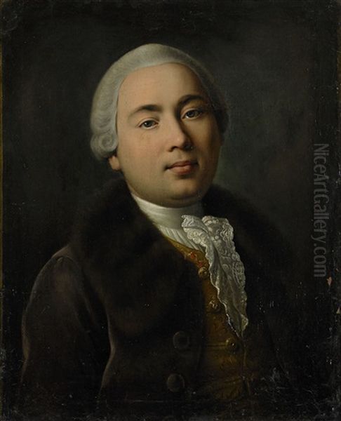 Portrait Of A Russian Nobleman (after A 1757 Painting By K.j Argunov Of The Russian Ambassador In London Valentin Platonovich Musin Pushkin) - view 1
