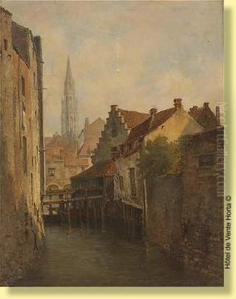 Vue Prise Du Pont De La Rue Saint Gery - view 1