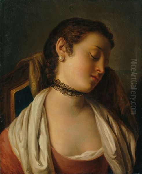 Idealbildnis Einer Junger Frau (+ Another, Similar; 2 Works) - view 1