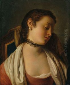 Idealbildnis Einer Junger Frau (+ Another, Similar; 2 Works)