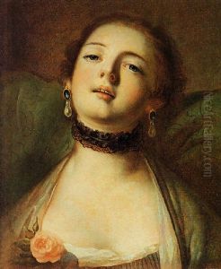 Fanciulla Con Collarino E Orecchini
