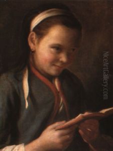 A Girl Reading A Girl Reading