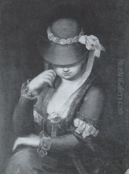 Fanciulla Con Cappello Blu - view 1