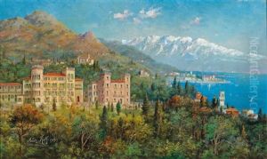 View Of Gargnano On Lake Garda by Andreas Roth