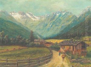 Im Gosautal (?) by Andreas Roth