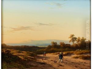Spatsommerliche Landschaft Im Nachmittagslicht