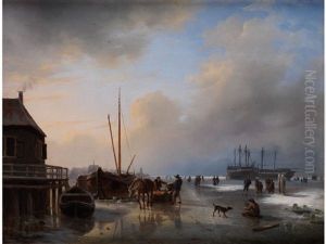 Kustenlandschaft Im Winter by Georg Andries Roth