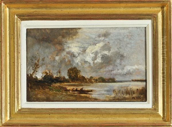 Chiemseelandschaft Bei Aufziehendem Gewitter - view 1
