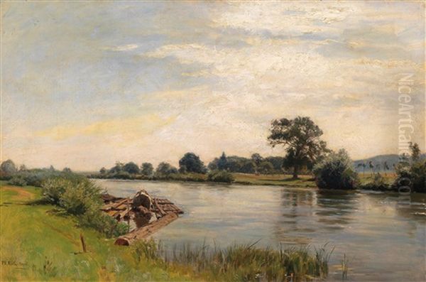 The Amper Near Bruck - view 1