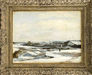 Munchener Winterlandschaft by Philipp Roeth