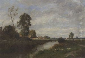 Sommerlandschaft (an Der Amper Im Dachauer Land?) by Philipp Roeth