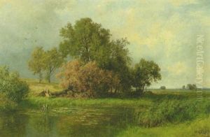Fischreiher Im Seerosen-teich by Philipp Roeth