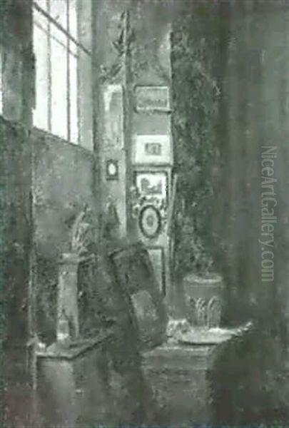 Stilleben Im Atelier Am Fenster - view 1