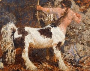 Der Schutze (centaur) by Alexander Rothaug