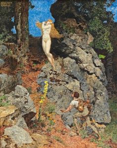 A Mountain Fairy And A Shepherd
