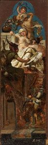 Allegorie Im Makartstil by Alexander Rothaug