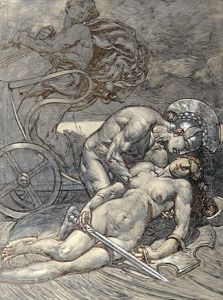 Achill Betrauert Penthesilea