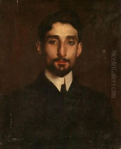 Portrait Of A Man, Pencil Signed On Reverse "f. Bosley" - view 1