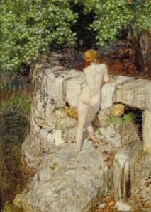 Badende by Alexander Rothaug