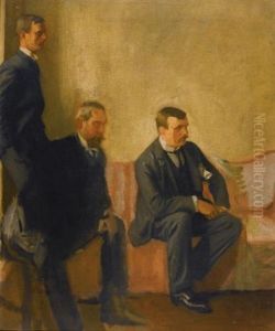 Henry Tonks, John Singer Sargent And Philip Wilson Steer, Study For A Composition by William Rothenstein