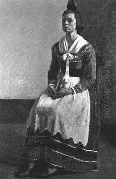 Portrait Of A Hessian Peasant Girl - view 1