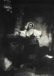 Peasant Woman In A Landscape Peasant Woman In A Landscape