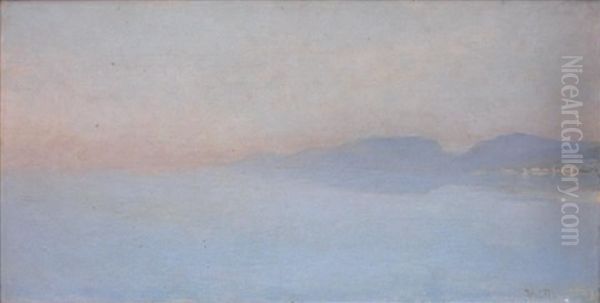 Lac De Montagne (study For Les Pecheurs En Grand Format Du Musee De Neuchatel) - view 1