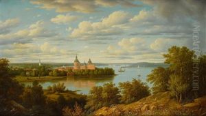 A Panorama Landscape With Gripsholm Castle