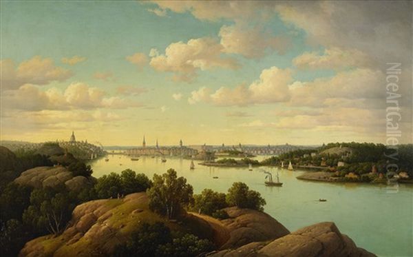 Vy Over Stockholm - Inloppet Fran Saltsjon - view 1
