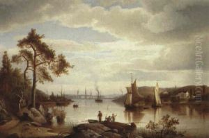 Utsikt Over Stockholm by Carl Abraham Rothsten