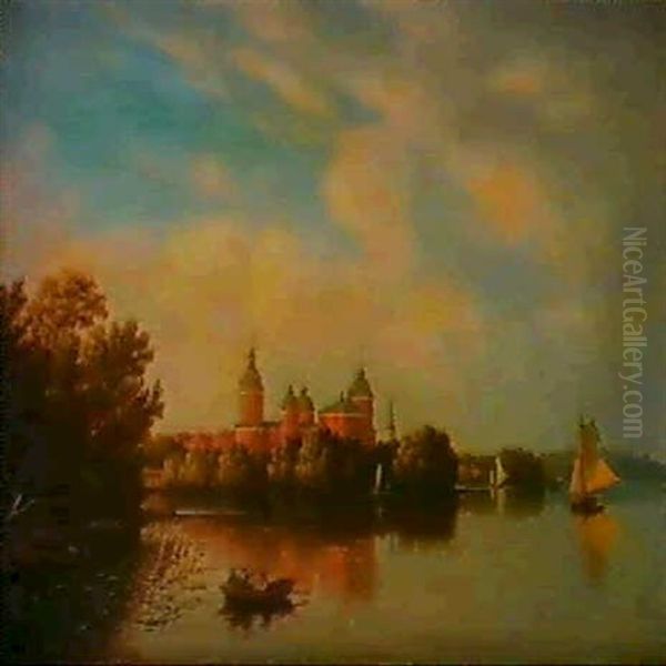 Segelbatar Vid Gripsholms Slott - view 1