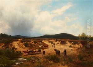 Landscape With A Herd Of Cattle