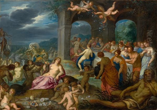 The Wedding Of Neptune And Amphitrite Or The Wedding Of Peleus And Thetis - view 1