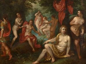 Diane Et Acteon by Hans Rottenhammer the Elder