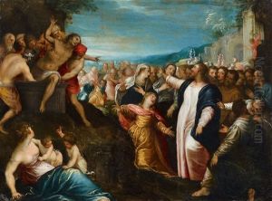 The Raising Of Lazarus by Hans Rottenhammer the Elder
