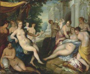 Diana And Callisto by Hans Rottenhammer the Elder