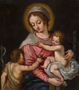 Madonna Mit Kind Und Johannesknaben