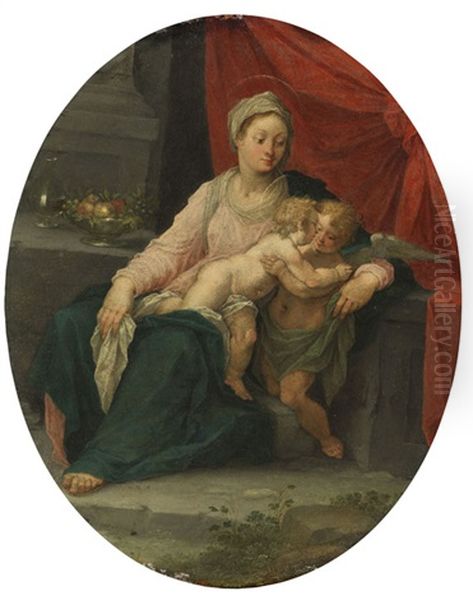 Madonna Mit Dem Jesusknaben Und Einem Engel - view 1