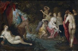 Diane Et Acteon by Hans Rottenhammer the Elder