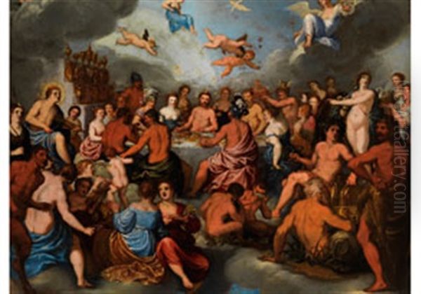 Das Gottermahl/hochzeit Von Peleus Un Thetis - view 1