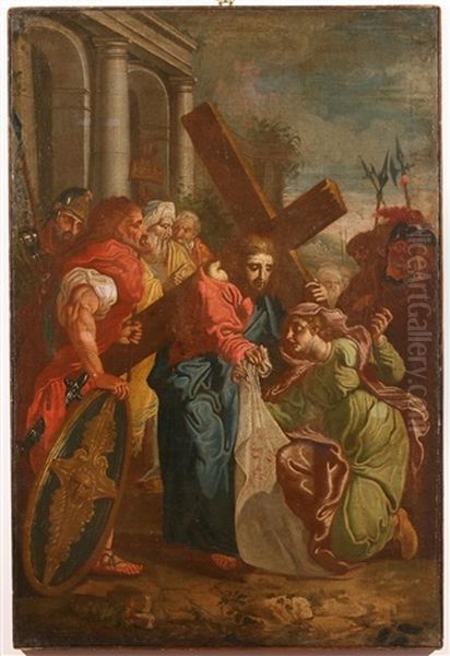 Christ Carrying The Cross (+ Another; Pair) - view 1
