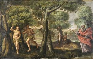 Vertreibung Aus Dem Paradies by Hans Rottenhammer the Elder
