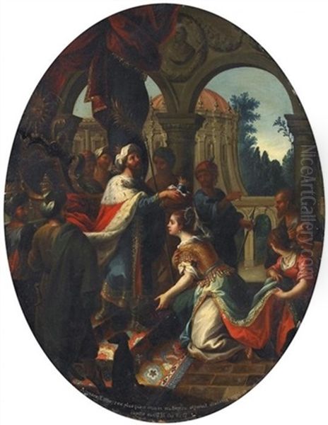 Esther Vor Dem Persischen Konig Ahasver - view 1