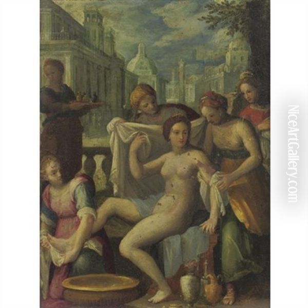 Bathsheba At Her Bath - view 1