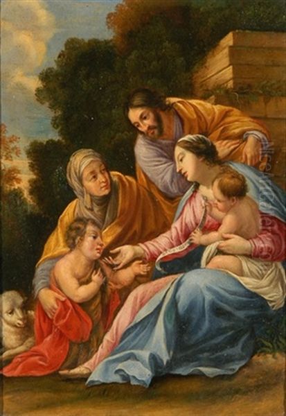 Die Heilige Familie Mit Johannes Dem Taufer Und Elisabeth - view 1