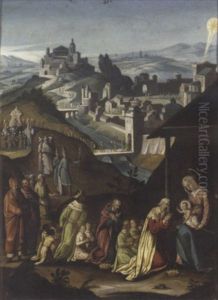 The Adoration Of The Magi by Hans Rottenhammer the Elder