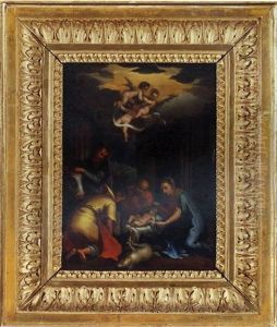 The Adoration Of The Shepherds by Hans Rottenhammer the Elder