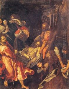La Mise Au Tombeau by Hans Rottenhammer the Elder