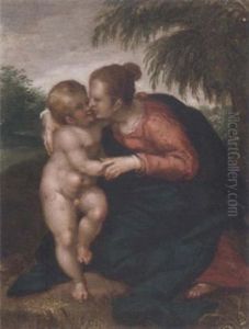The Virgin And Child by Hans Rottenhammer the Elder