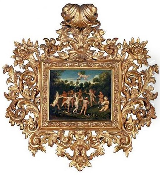 Dancing Amoretti Dressed As The Gods - view 1